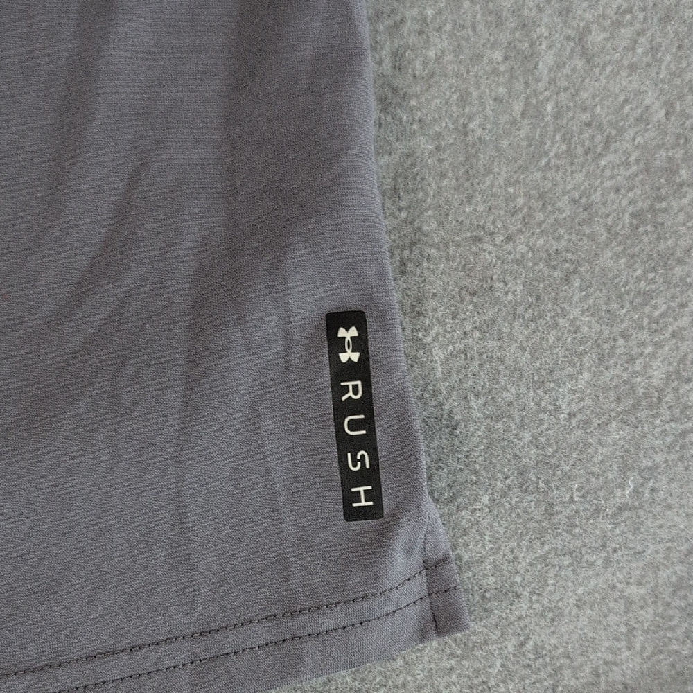 Under Armour Men's Small HeatGear Tech 2.0 Short Sleeve Tee - Gray - Picture 9 of 9